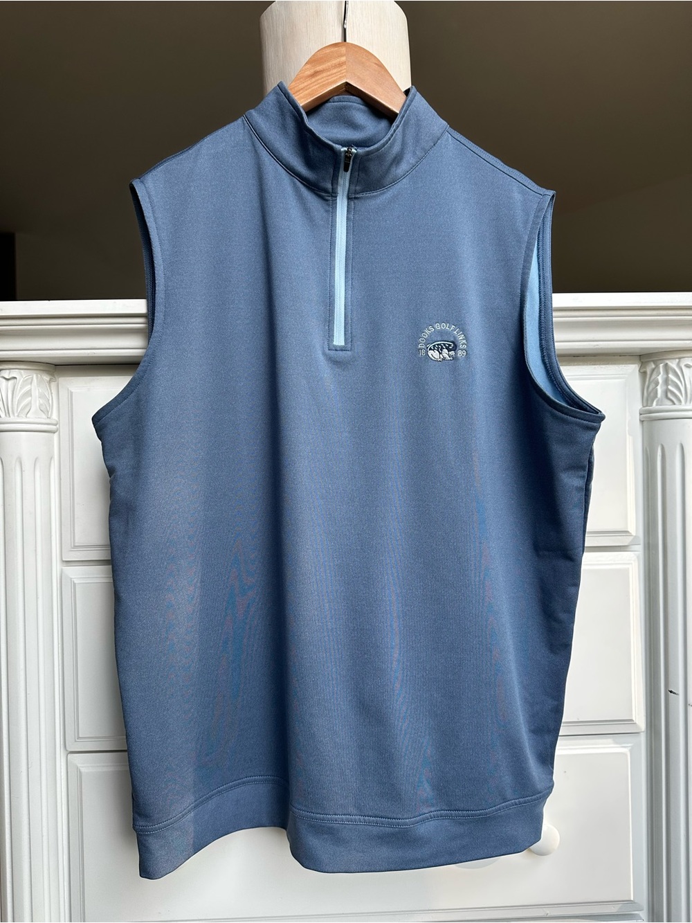 Peter Millar Crown Sport Brooks Golf Links Quarter-Zip Vest Men’s Large